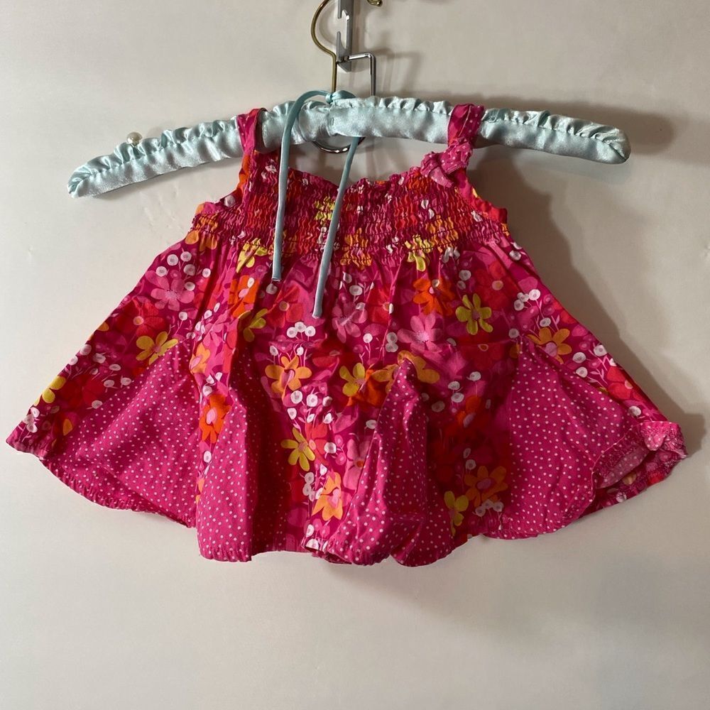 0-3 Mo. Girl Sundress 100% cotton